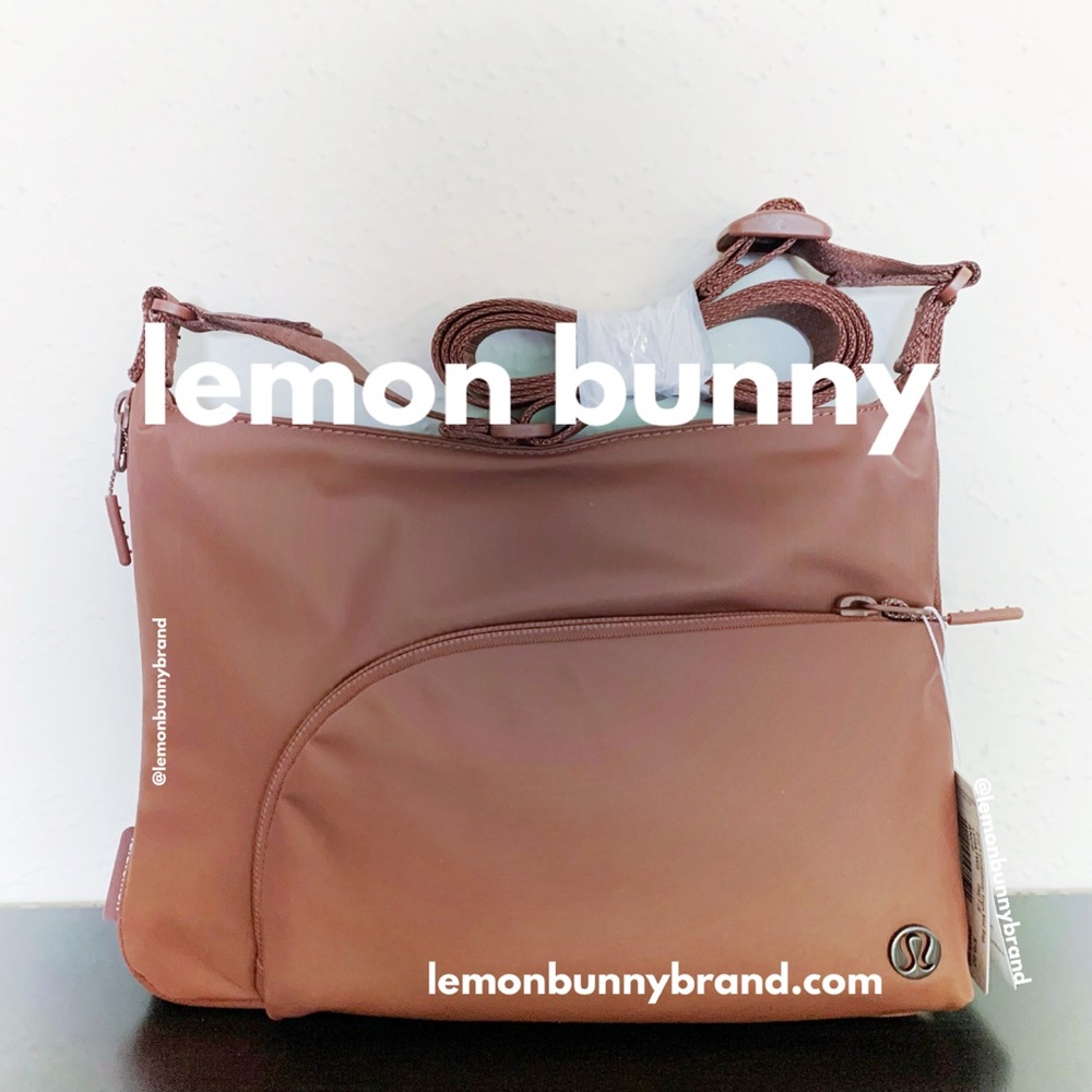 lululemon 2-In-1 Crossbody Yoga Mat Bag in Ancient Copper Brown Brand New NWT